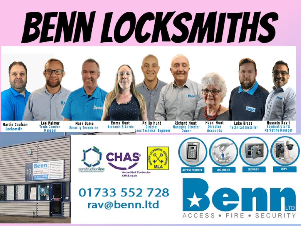 A Comprehensive Guide to Peterborough, UK Locksmiths: Unveiling the Legacy of Benn Lock and Safe Ltd