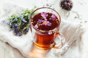 Alternative medicine such as herbal tea