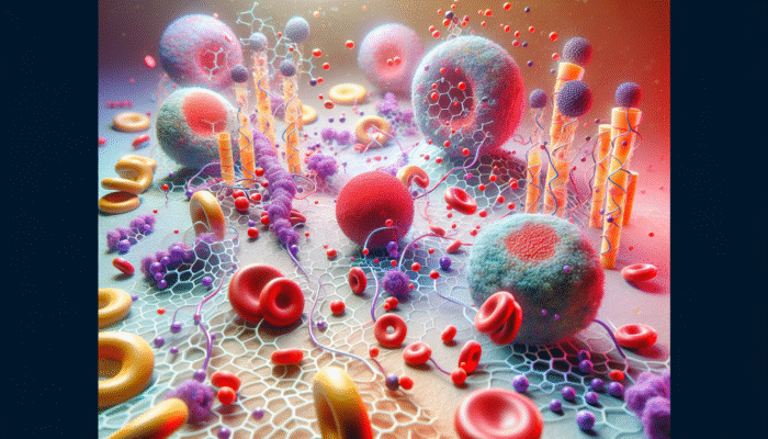 Illustration demonstrating the diffusion of nitric oxide from endothelial to smooth muscle cells, resulting in vasodilation and enhanced blood flow.