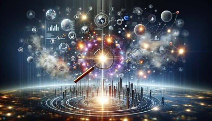 E-commerce Marketing in Chard for Small Business: A vibrant digital marketplace scene showcasing SEO, social media, and data analytics driving online sales and brand visibility.