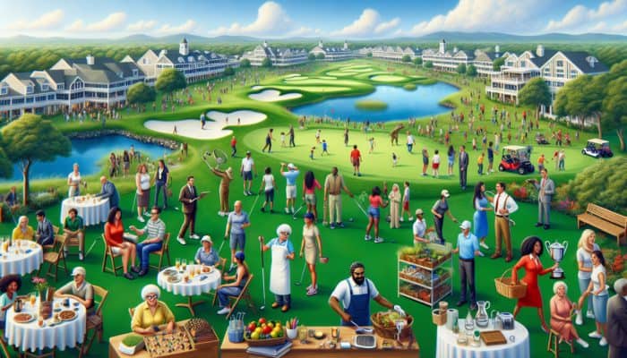 A vibrant community hub at Pearl Valley golf course, boosting local economy with various job opportunities.